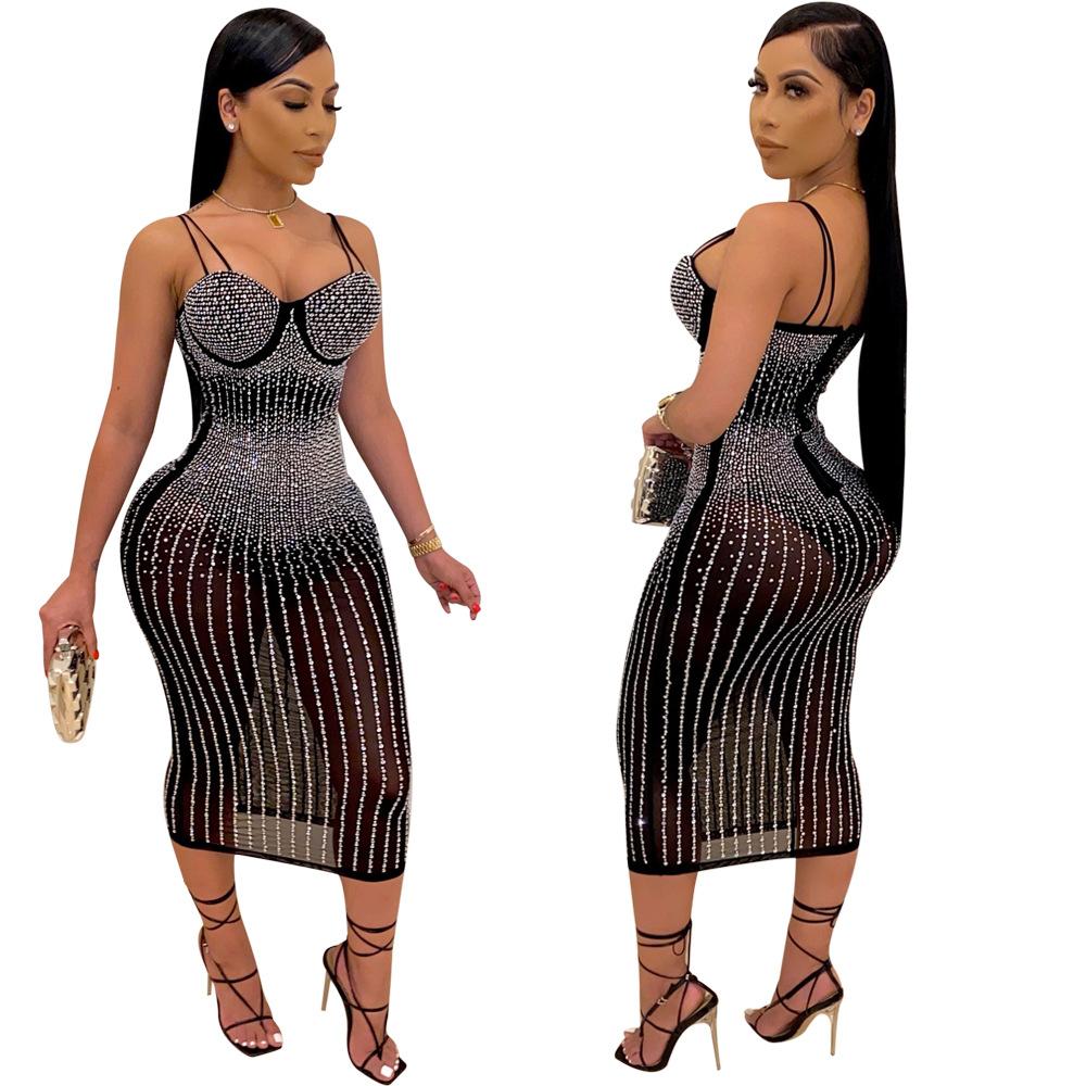 Wholesale New Casual Dress Ladies Elegant Ladies Long Sleeve Dress Ladies Casual Plus Size 5XL