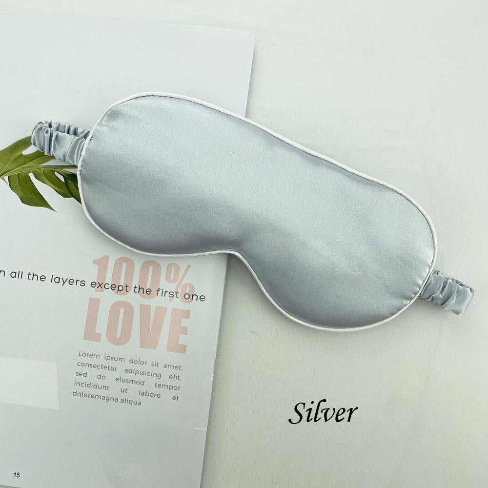 Ready To Ship Smooth And Soft Silk Satin Sleep Eye Mask 35 Color In Stock Wholesale Generation Eye Mask And Accessories