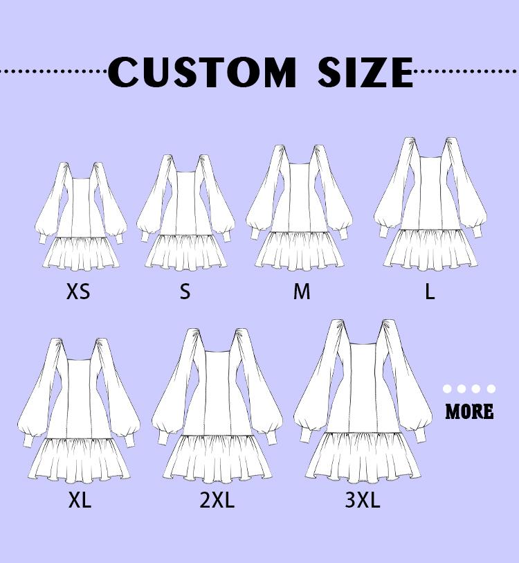 Custom Fashion 2024 Elegant Formal Tight Women Long Sleeve Layered Women Casual Linen Dress