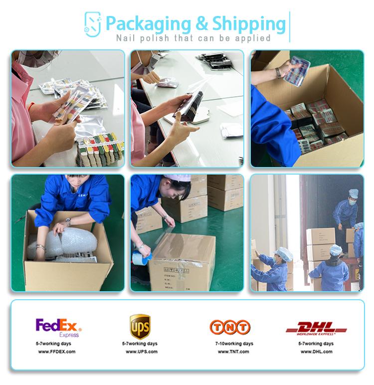2025 Wholesale Amazon Best Selling New Brand UV Gel Nail Polish Nail Wraps Gel Varnish Nail Polish Sticker