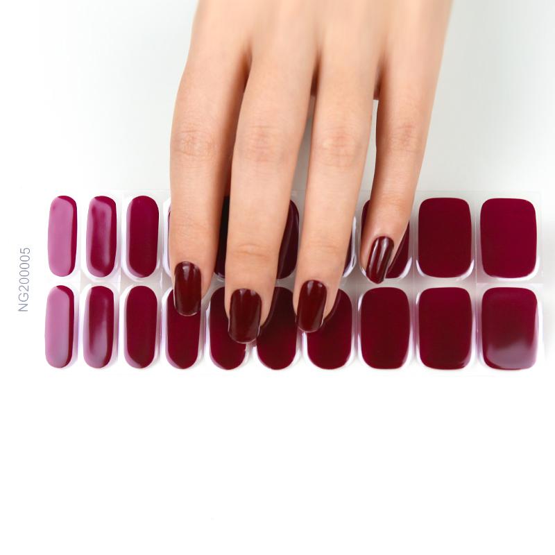 2025 Wholesale Amazon Best Selling New Brand UV Gel Nail Polish Nail Wraps Gel Varnish Nail Polish Sticker