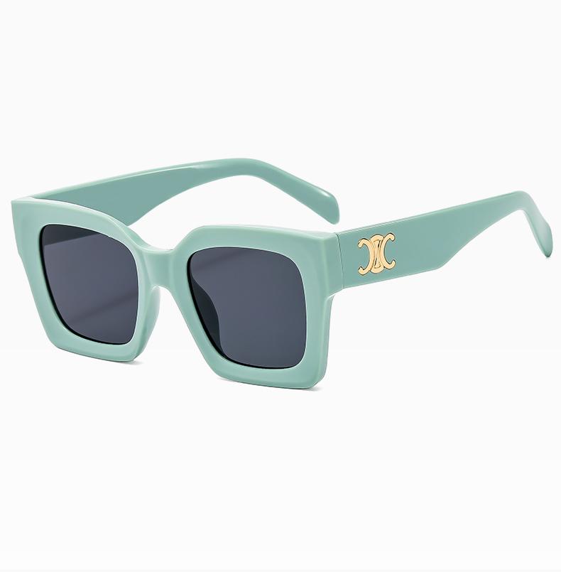 New Listing Retro Women Sunglasses Retro Style Brand Design Box Metal Decorative Sunglasses UV400