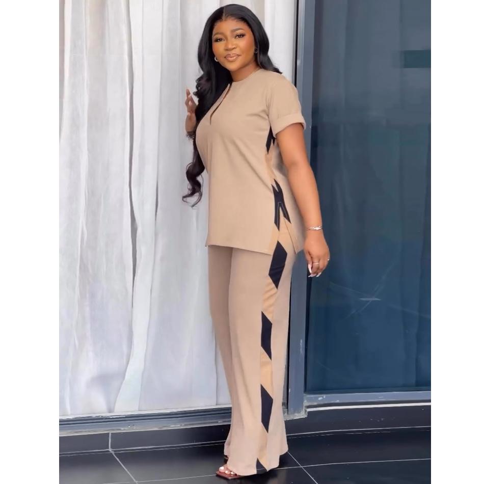 Quality Assurance Women's Elegant Oversized T-shirt Dress Two-piece Casual Suit Export