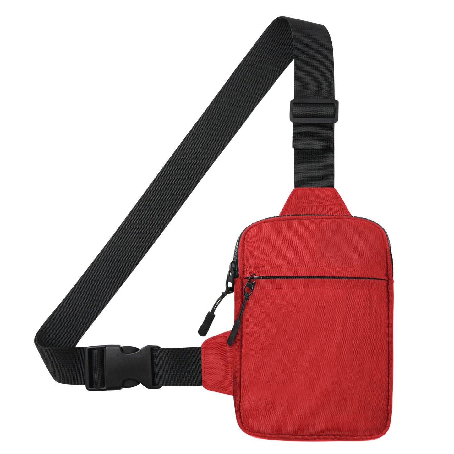 Custom Logo Mobile Phone Wallet Small Crossbody Chest Bag Men's Unisex Messenger Nylon Shoulder Side Bag Men's Small Bag
