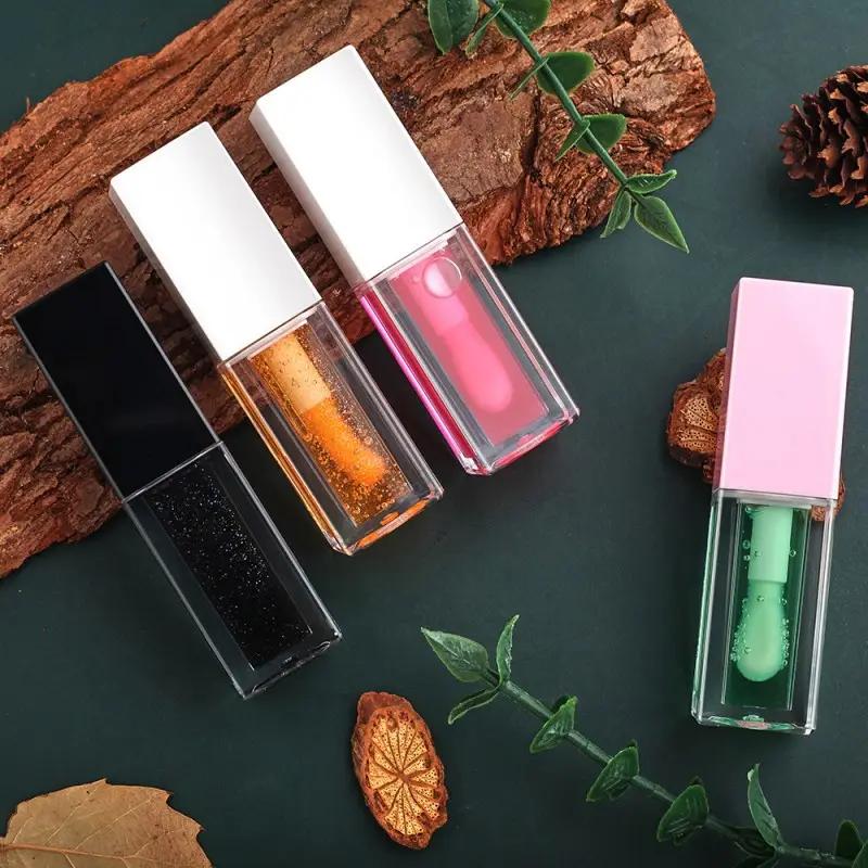 Big Brush 34 Color Changing Lip Oil Pigment Magic Moisturizing Seasoned Fruit Transparent Vegetarian Pink Lip Gloss Lip Gloss