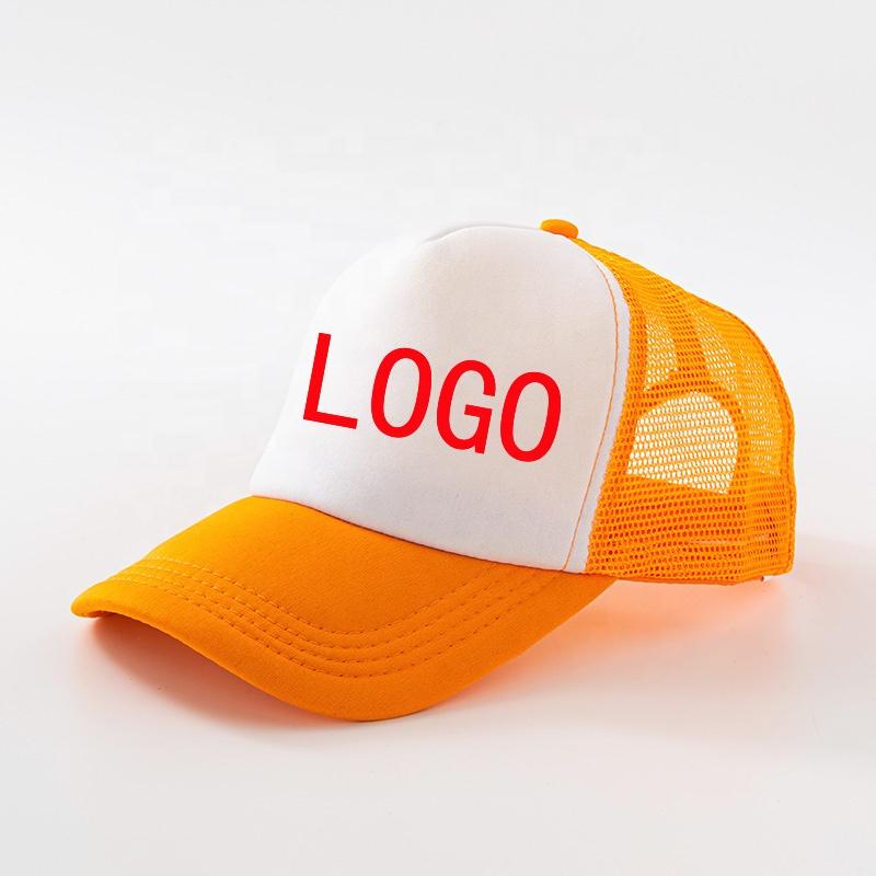 Custom Trucker Hat With High Quality Embroidery Screen Printing Logo Plain Foam Cap