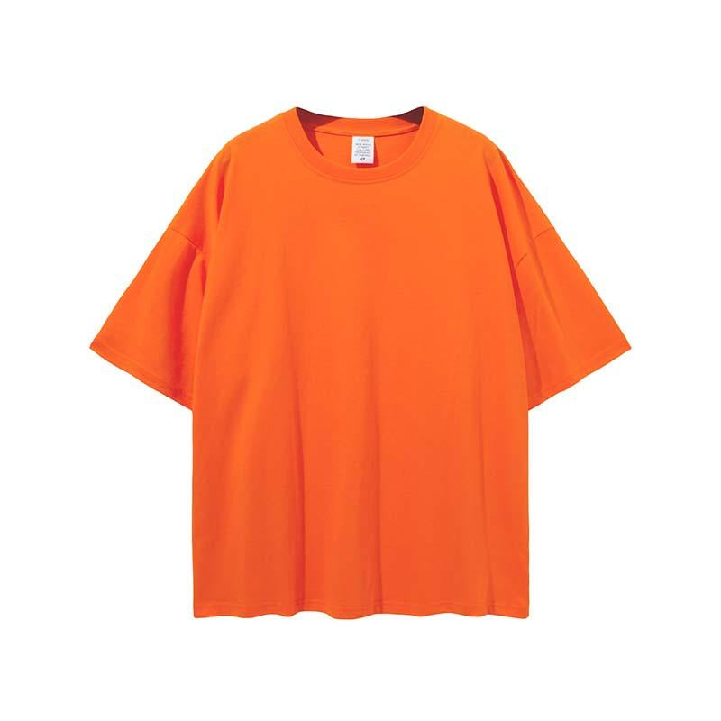 Custom Men's Oversized T-Shirt Printed Logo 100 Cotton Plus Size T-Shirt Large High T-Shirt Loose Fit Men's T-Shirt