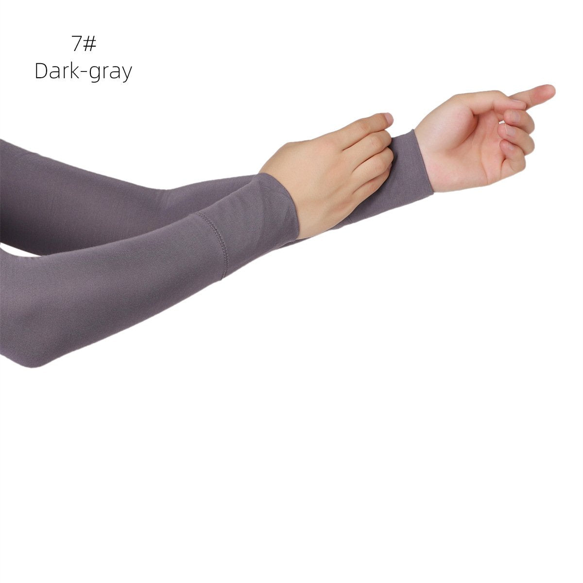 2024 Newest Wholesale Modal Cotton Anti-Glare Sleeve Women Outdoor Sports Elastic Elastic Cool Long Arm Sleeve