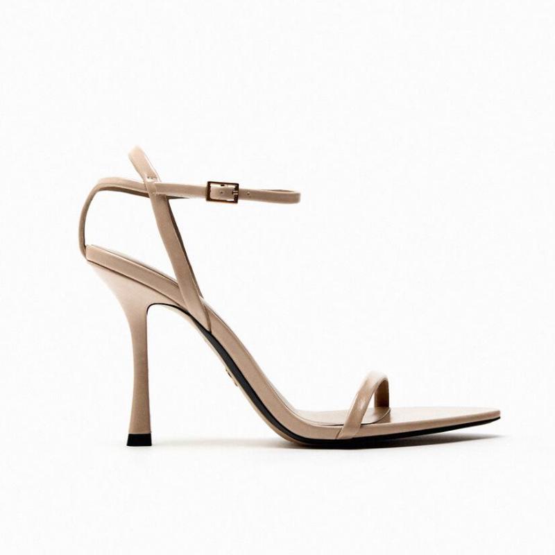 2024 Summer Fashion Women's High Heels Buckle Belt Party High Heels