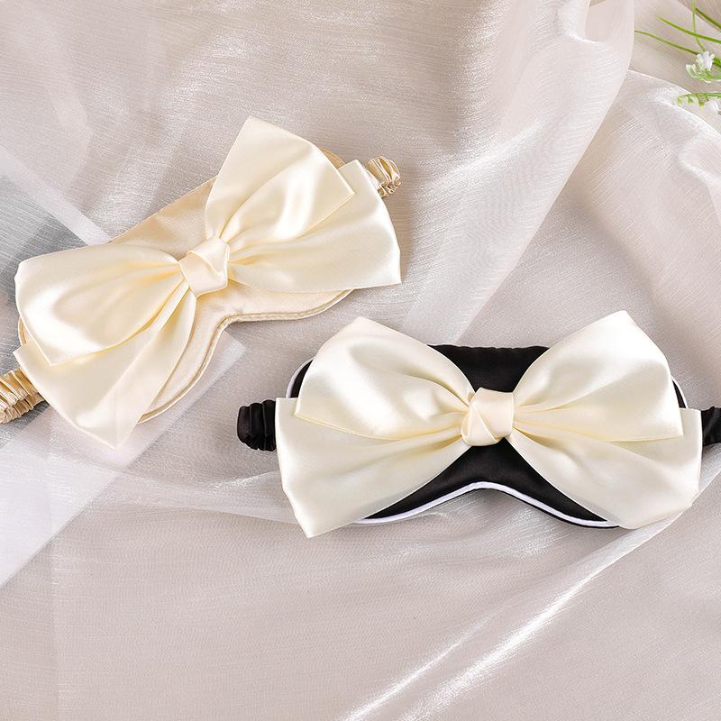 2024 New Bow Eye Mask Gift Silk Eye Mask & Accessories