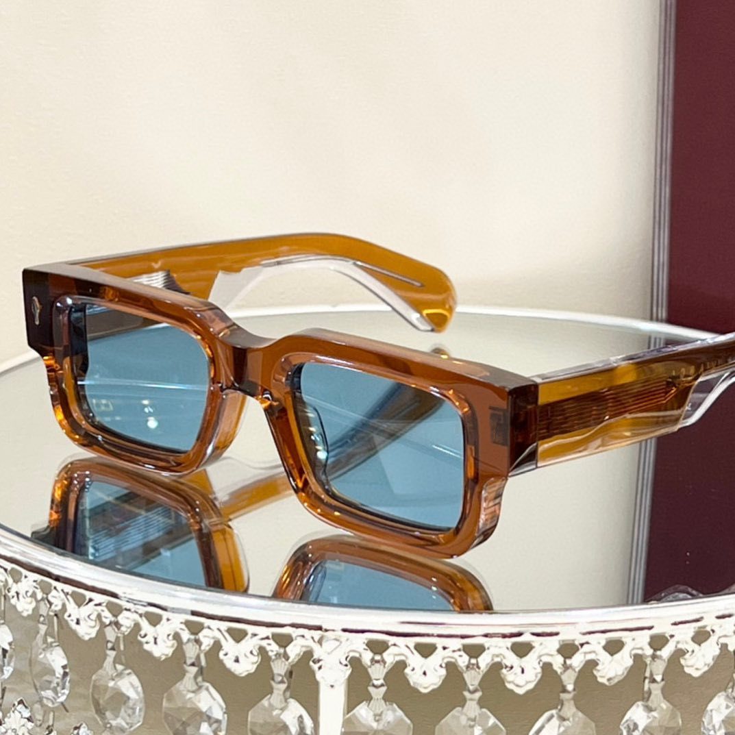 High Quality Polarized Acetate Sunglasses Men Women Custom Logo Luxury Thick Square Frame Rectangular TAC Sunglasses