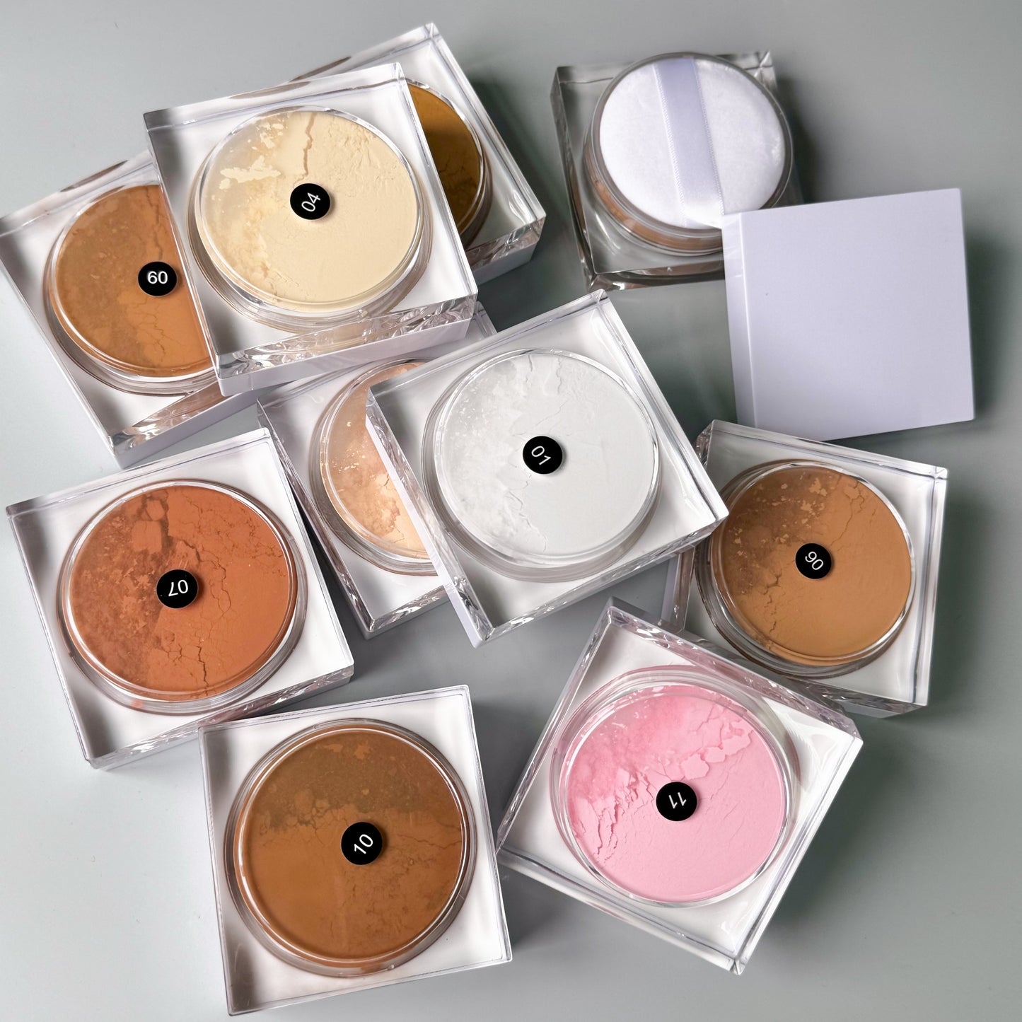Non-Talcum Powder Non-Hydroxyl Flour Private Label Vegetarian Waterproof Cosmetic Loose Setting Powder