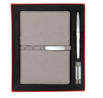 Corporate Gift Souvenirs Customized Logo For Guests Notebook Journal With Pen And Flask Umbrella USB Power Bank