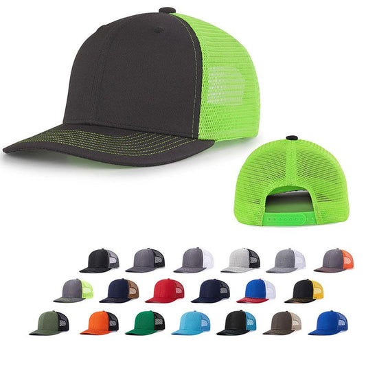 Customized Logo Unisex Blank Shape Fit Cap 112 Truck Drivers Cap High Quality Mesh Cap Ordinary Men's Sun Hat