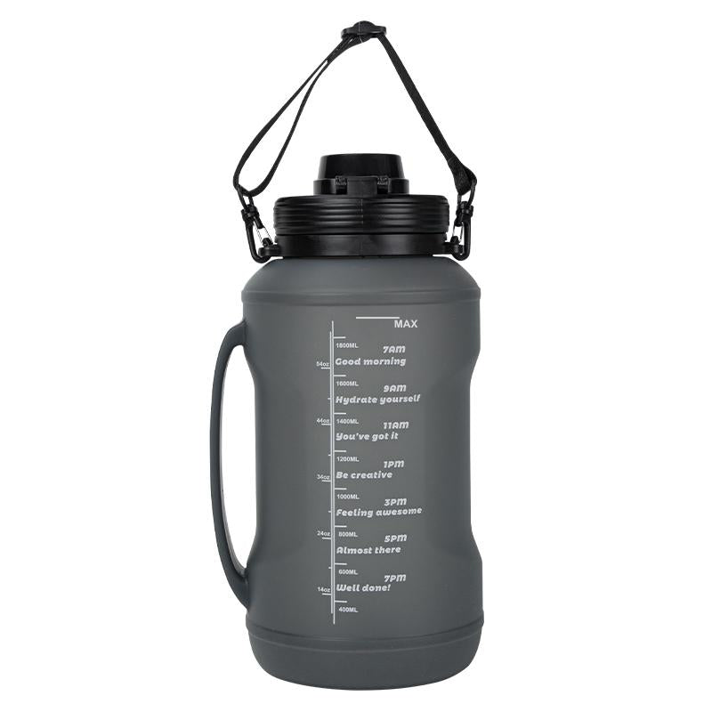 Wholesale BPA Free 2L Sports Gym Collapsible Drinking Collapsible Silicone Travel Straw Water Bottle