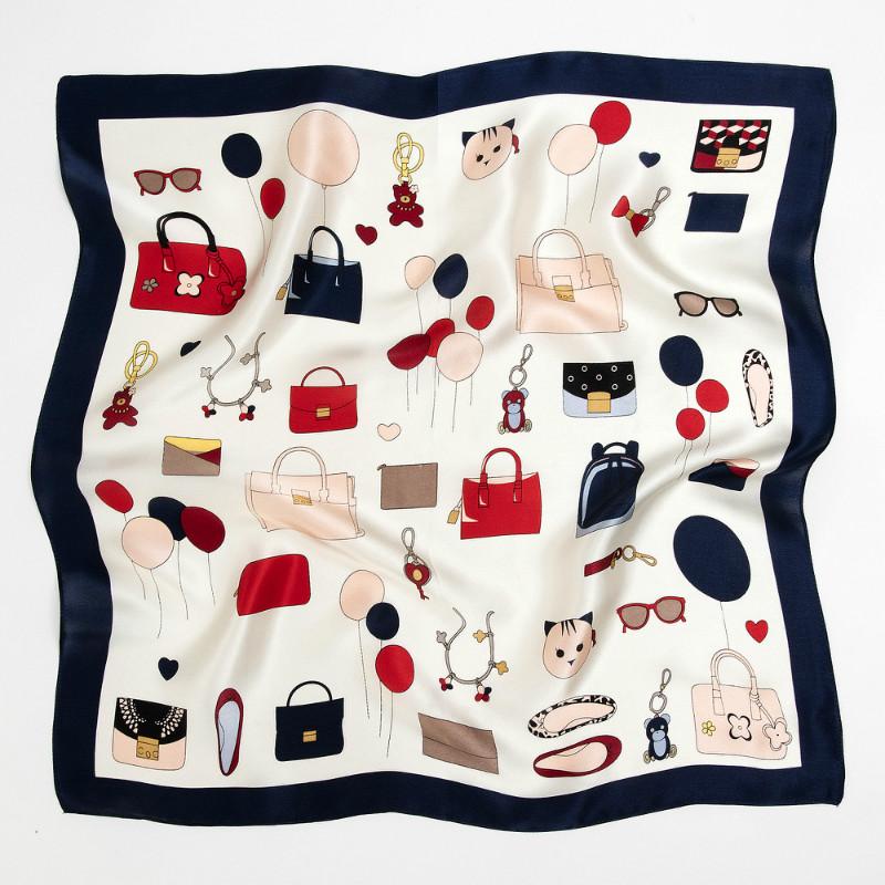 100% 丝巾印花服务设计师foulard socie女士方形定制丝巾带标志100% silk scarf printing service designer fould socie ladies square custom silk scarf with logo