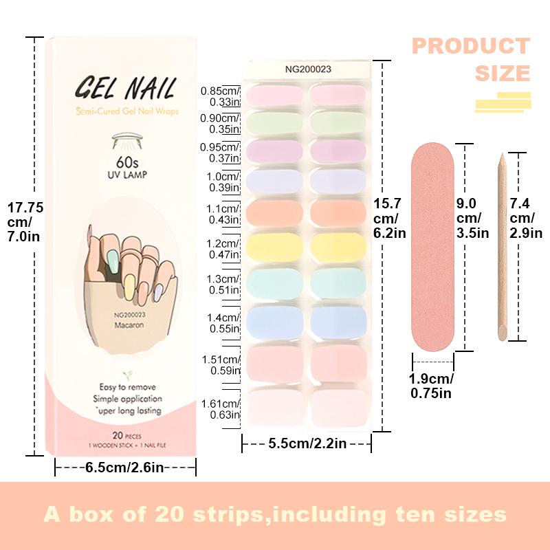 2025 Wholesale Amazon Best Selling New Brand UV Gel Nail Polish Nail Wraps Gel Varnish Nail Polish Sticker
