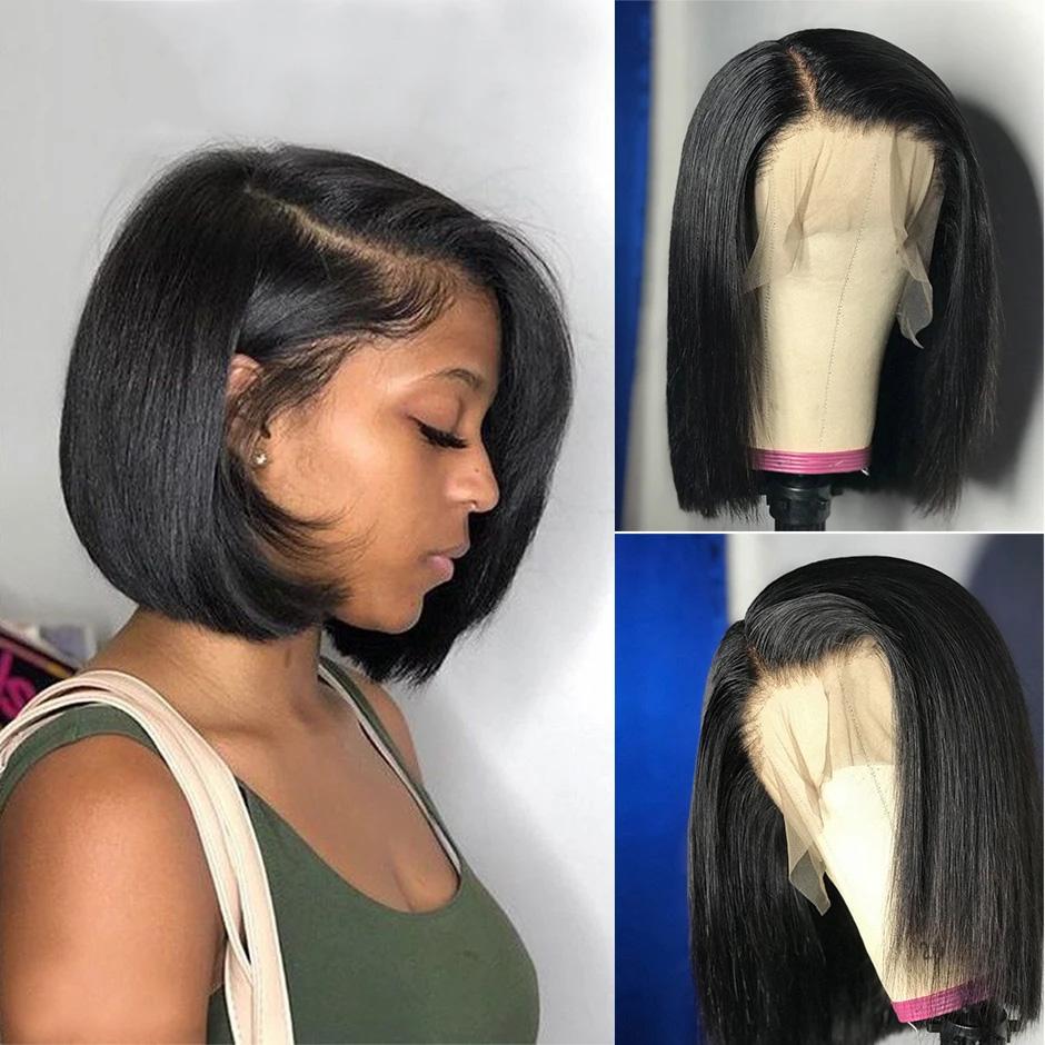 Wholesale Blended Hair Suit 13*4 & 13*6 HD Lace Front Wig Natural Color Body Blended Black Women Wig