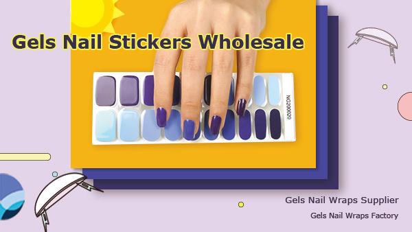 2025 Wholesale Amazon Best Selling New Brand UV Gel Nail Polish Nail Wraps Gel Varnish Nail Polish Sticker