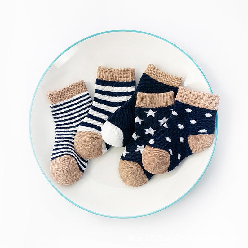 Wholesale Custom Cotton Warm Baby Toddler Cartoon Non-slip Indoor Early Education Baby Children Socks