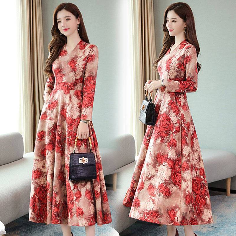 Fashion Women Clothes Long Sleeve Hot Sale Women Dress High Quality European Slim Dress