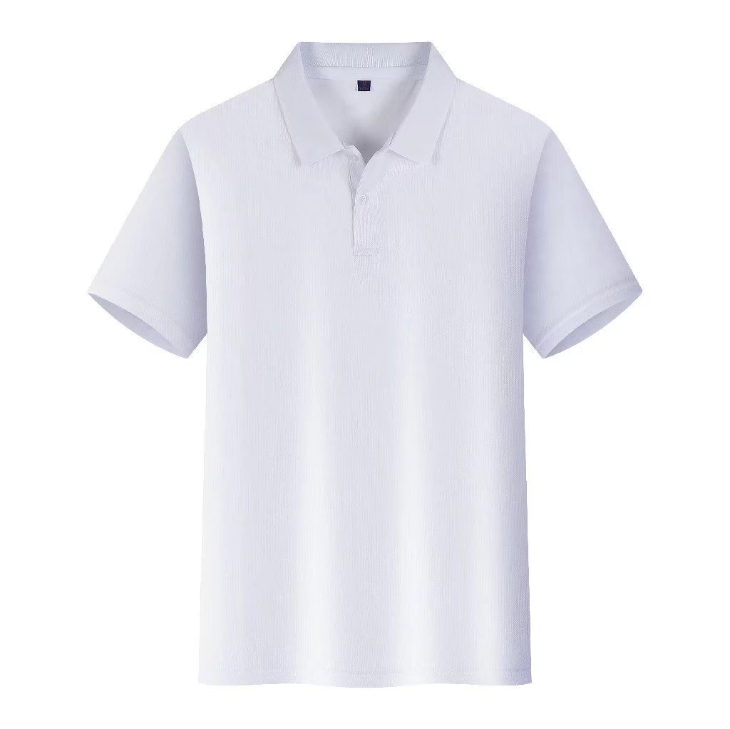 Golf Clothing Embroidery Printing Custom Design Pure White Black Cotton Polyester Dry Fit Blank Men's Women's Golf Polo T-Shirt