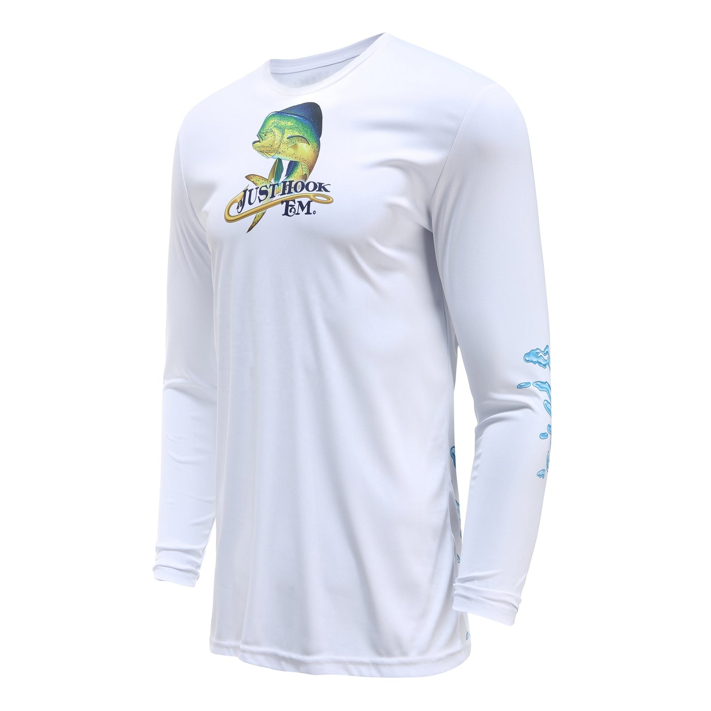 Hot Sale Mahi Mahi Long Sleeve Fishing Men's Sublimation Printed Fishing T-Shirt