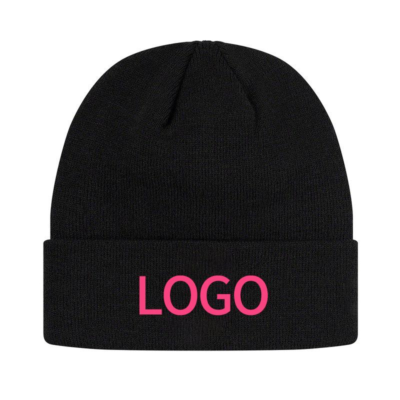 Fashion Autumn Hat Knitted Warm Scarf Men's Women's Wool Skateboard Unisex Hat Winter Knitted Hat Fleece Hat