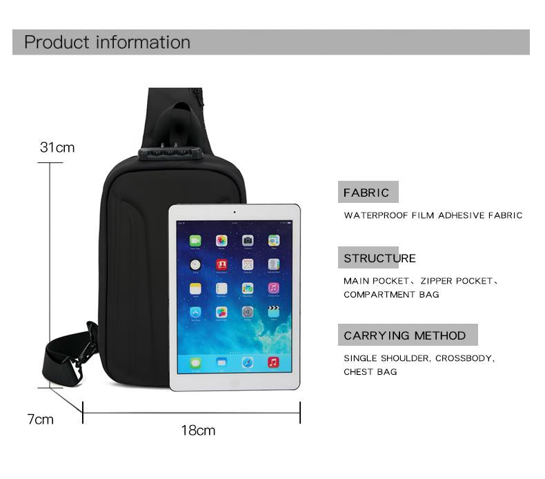 Wholesale Waterproof Single Shoulder Bag Men's Multifunctional Leisure Chest Bag