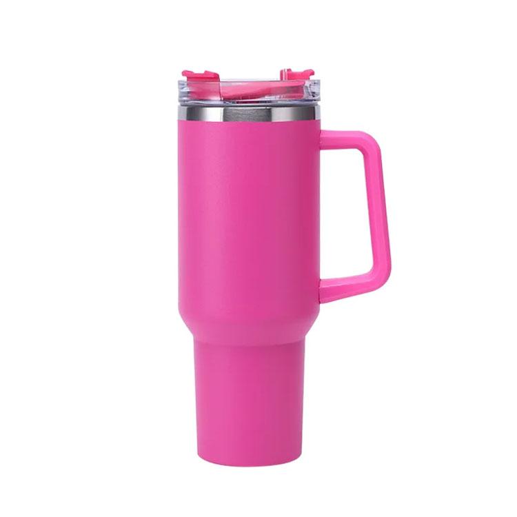 Stanley Cup 40 Oz Custom Logo Stainless Steel Tumbler Travel Mug With Handle, Hello Kitty Cup
