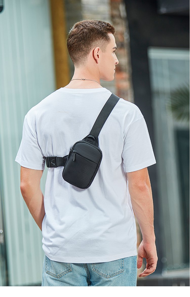 Men's Designer Multi-function Zipper Pocket Crossbody Bag Crossbody Bag Sling Bag