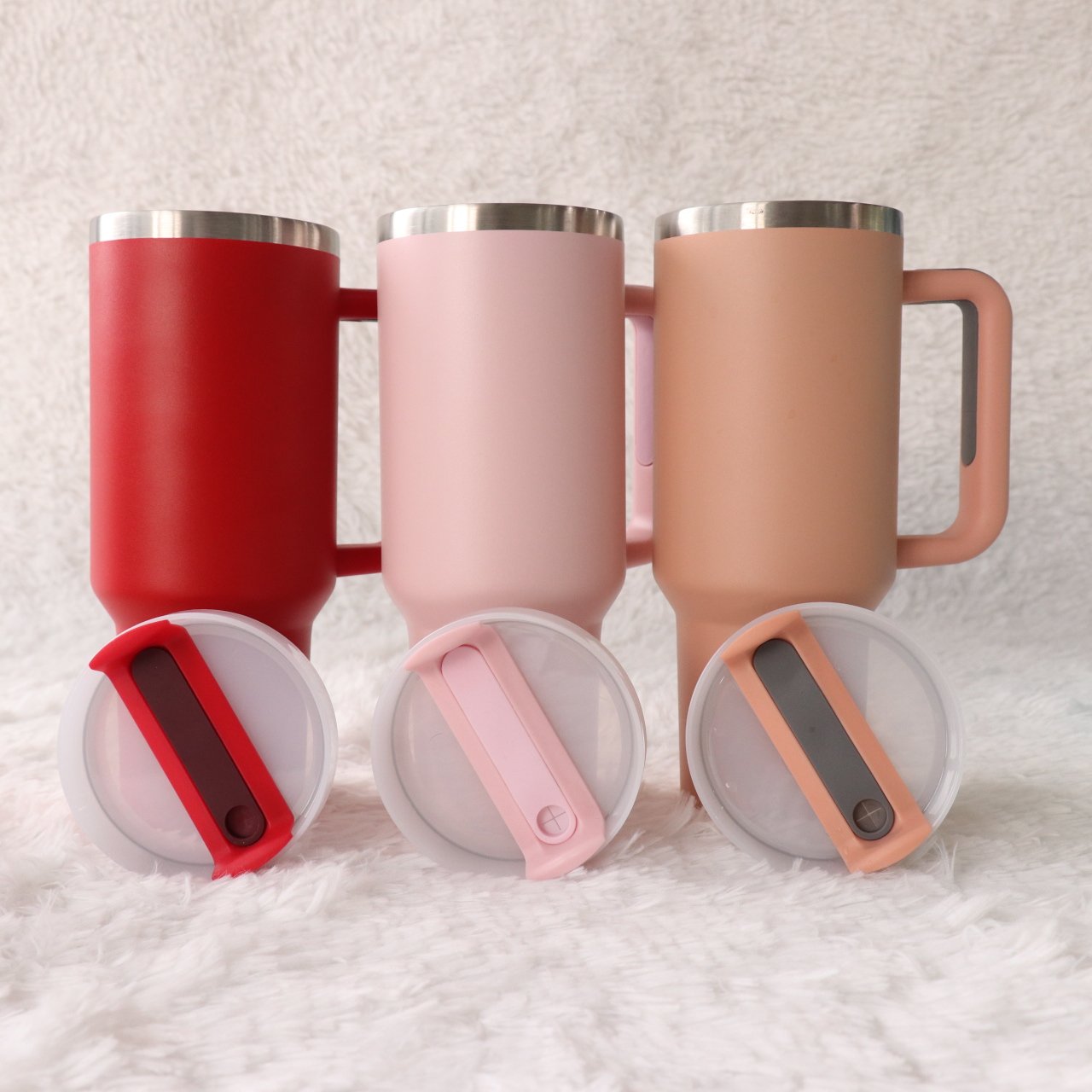 Custom 40 Oz Tumbler Stainless Steel Vacuum Insulated Tumbler Travel Mug Coffee Cup 20 Oz 30 Oz 40 Oz Tumbler With Handle Logo