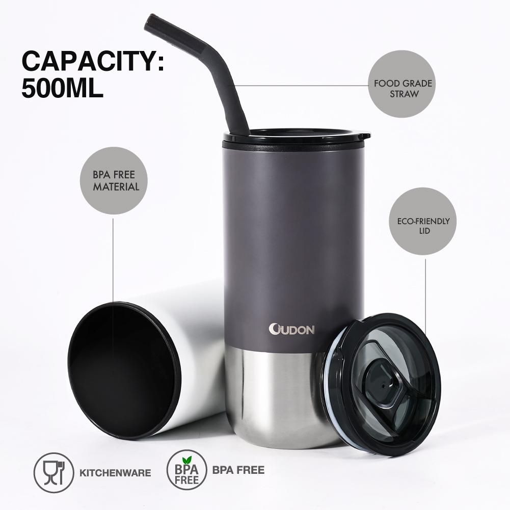 20 Oz Tumbler Coffee Cup Color Metal Drinking Cup Cup Cup Customizable Straw