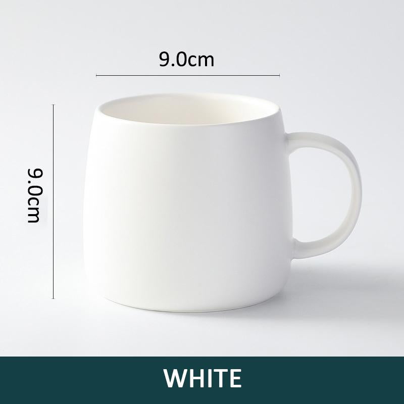 Custom 15 Oz Matte Ceramic Coffee Cup Wholesale Large Porcelain Drink Personalized Christmas Cup With Logo Printed Tea Cup