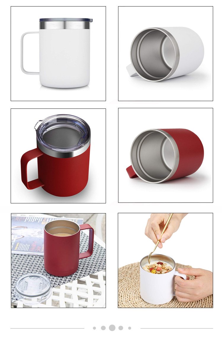 Vasos Original Insulated Coffee Cup Termos Beer Cup Tumbler Cooler Thermos Cup Stainless Steel Tumbler Cup 14 Oz