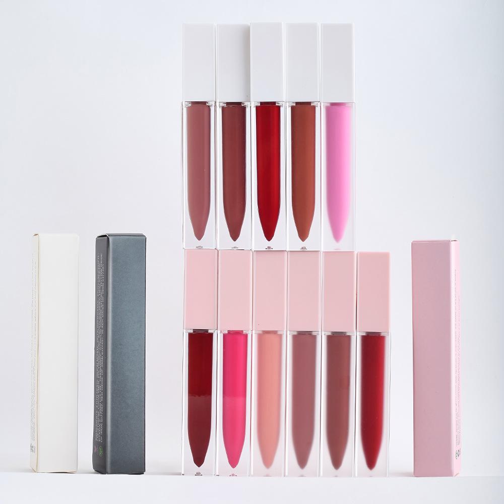 Private Label High Pigment Lip Gloss Makeup Wholesale Low Minimum Order Quantity Cheap Lip Gloss Custom Brand High Quality Shiny Lip Gloss