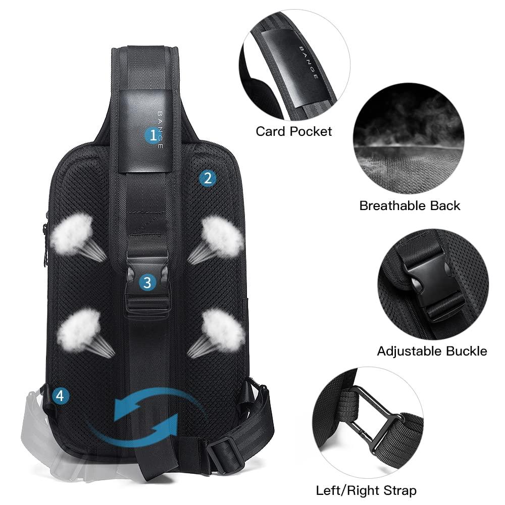 2023 Custom New Wholesale Men's Bag Custom Shoulder Men's Bag, Casual Men's Chest Bag, Tablet Computer Bag,