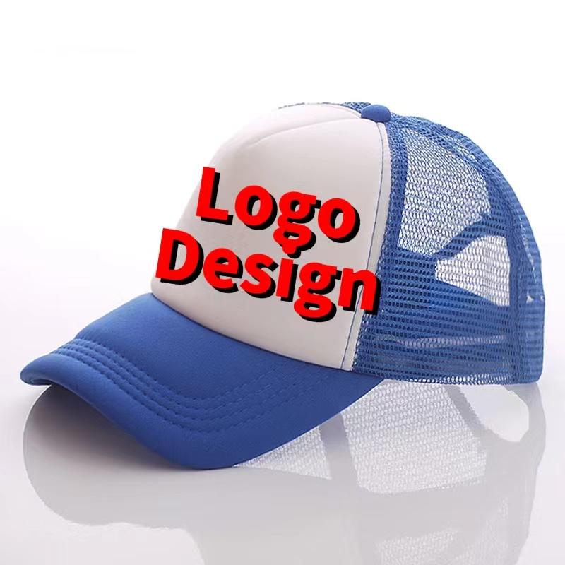 Custom Trucker Hat With High Quality Embroidery Screen Printing Logo Plain Foam Cap