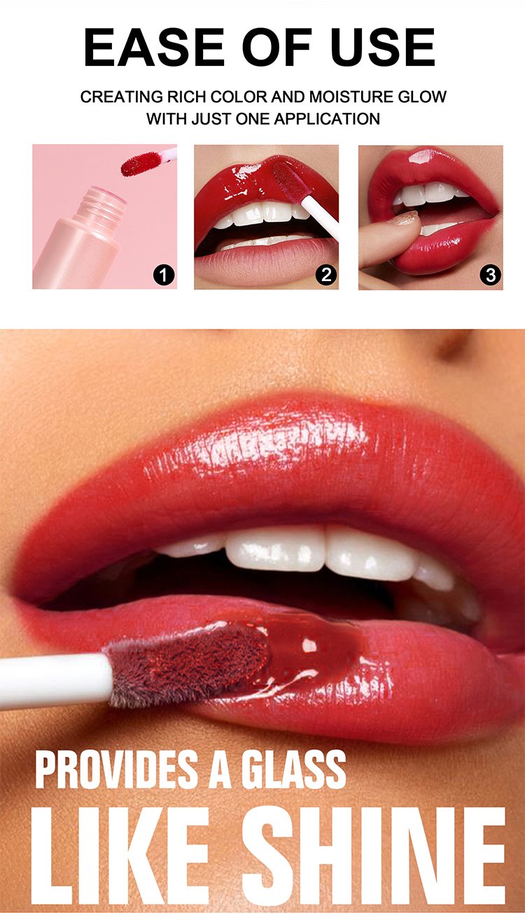 Cosmetics Manufacture High Quality Unique Mirror Vegetarian Lip Gloss Customized Logo Nude Color Lip Gloss Lip Gloss Liquid Lip Balm