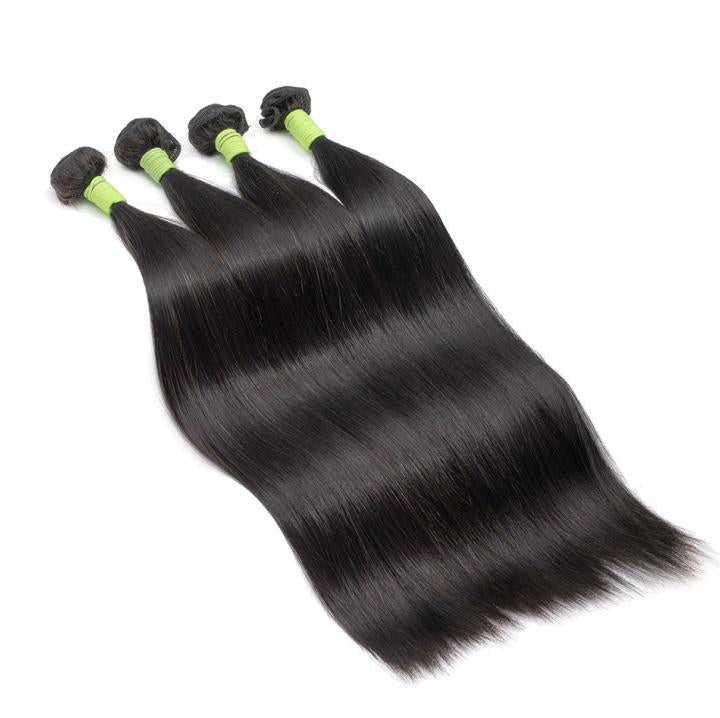 Raw Indian Hair Supplier 360 Lace Front Closure Package Hair With HD Lace Closure Natural Human Hair Bundle With Closure Suit