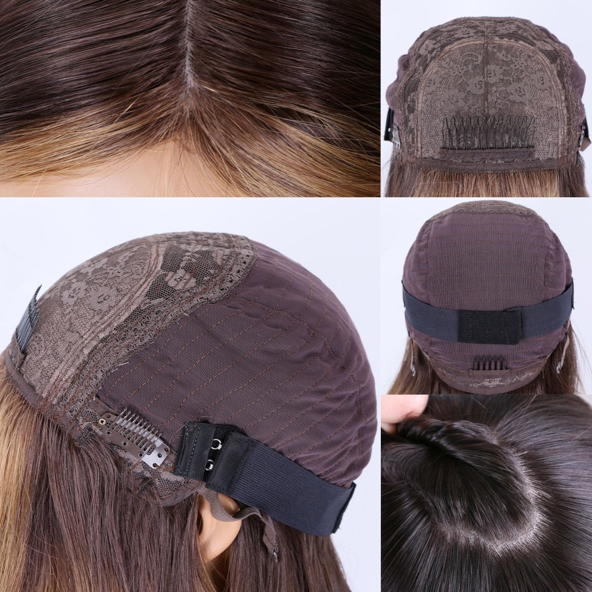 2024 New To 100% European Silk Top Human Hair Top Kosher Wig Air Dry Straight