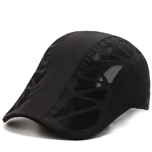 New Breathable Mesh Newsboy Cap Printed Logo Custom Men's Casquette Homme Cap Newsboy Cap Men's Baseball Cap
