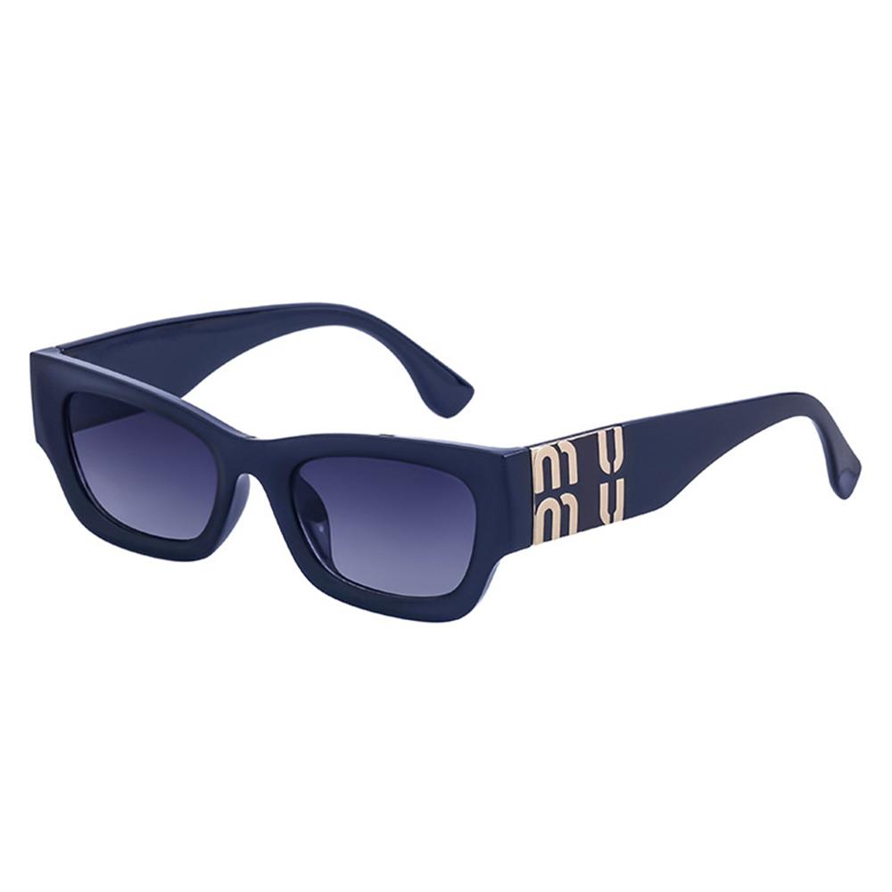 CY-98103 2024 Fashion High Quality UV400 Y2K Letter Metal Small Square Sunglasses