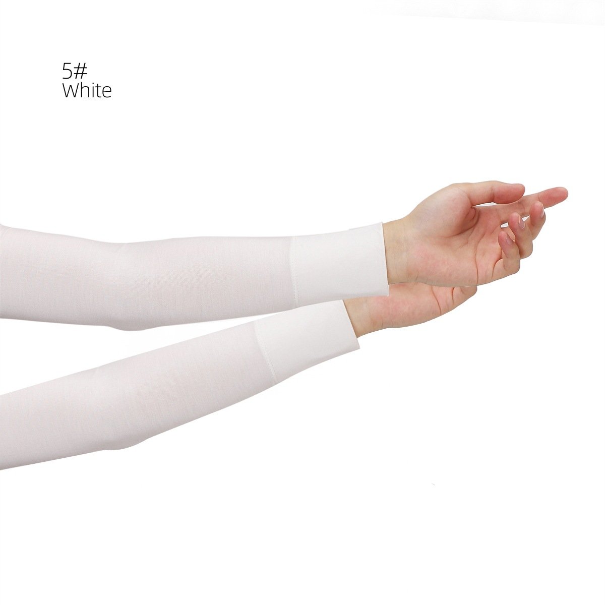 2024 Newest Wholesale Modal Cotton Anti-Glare Sleeve Women Outdoor Sports Elastic Elastic Cool Long Arm Sleeve