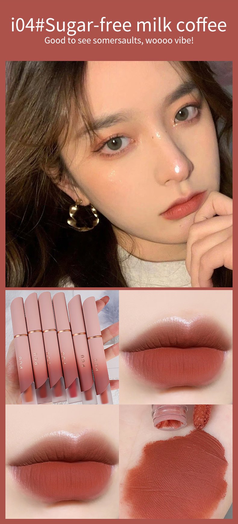 Makeup Lipstick Wholesale Cruelty-free Long-lasting Silky Non-stick Cup Velvet Matte Cream Lip Gloss