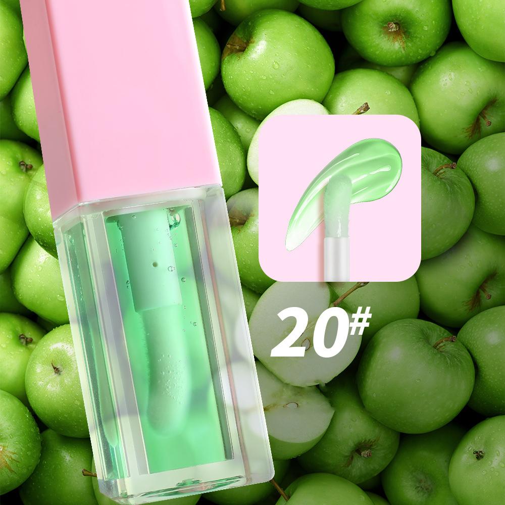 Wholesale Mini Plump Moisturizing Tone Magic Lip Oil Vegetarian Fruit Shimmer Lip Oil Private Label Liquid Clear Lip Gloss