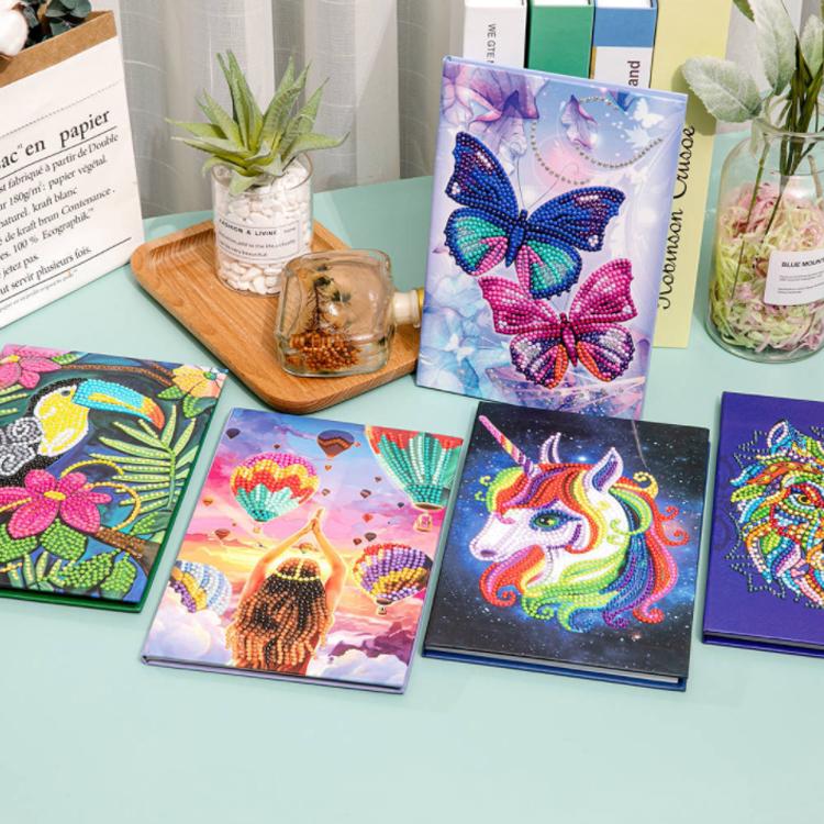 Hotsale 50 Pages DIY Special Shaped Diamond Painting Notebook Flower Rose Diamond Embroidery Cross Stitch Journal