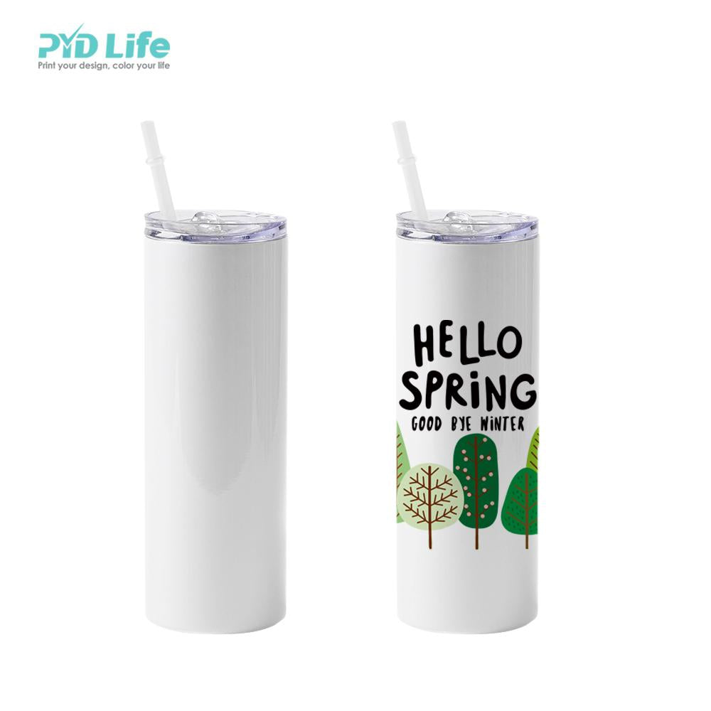 PYD Life 2022 Logo Printing Custom Sublimation Enamel Mug Steel Camping White Coffee Metal Enamel Cup