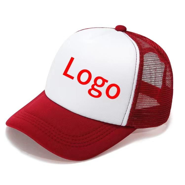Custom Trucker Hat With High Quality Embroidery Screen Printing Logo Plain Foam Cap