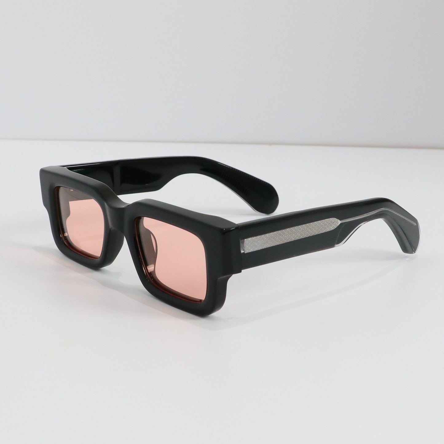 High Quality Polarized Acetate Sunglasses Men Women Custom Logo Luxury Thick Square Frame Rectangular TAC Sunglasses